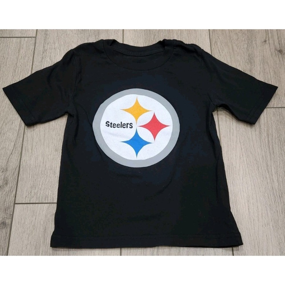 NFL Pittsburgh Steelers Graphic Tshirt Kids Boys Girls Size‎ 4 (Small)